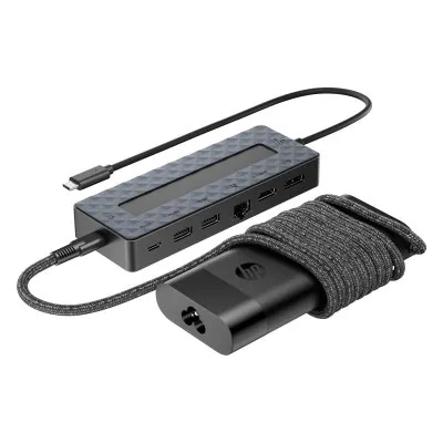 HP Universal - Dokovací stanice - USB-C - HDMI, DP - s Nabíječka notebooku - Evropa