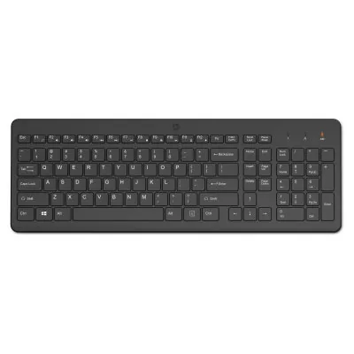 HP 225 - Klávesnice - rozložení 2,5 zóny - full size - bezdrátový - 2.4 GHz - česká/slovenská - černá