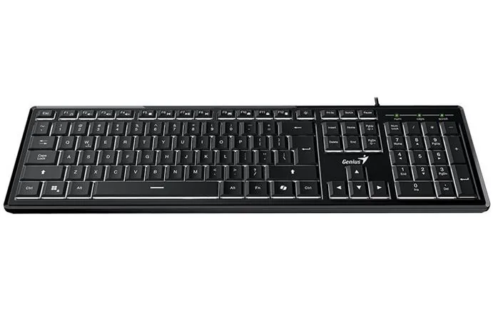 Genius SlimStar 820 klávesnice drátová (USB) CZ/SK, černá