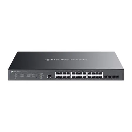 TP-Link Omada SG3428XMPP V1.8 - Přepínač - L2+ - řízený - 16 x 10/100/1000 (PoE+) + 8 x 10/100/1000 (PoE++) + 4 x 10Gb Ethernet SFP+ - Lze montovat do rozvaděče - PoE++ (500 W)
