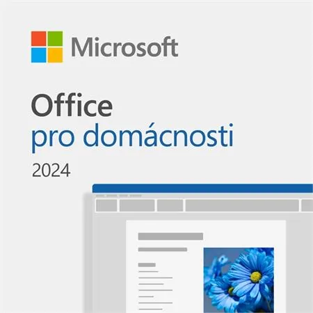 Microsoft Office Home 2024 - Licence - 1 PC/Mac - stažení - ESD - národní maloobchod - Win, Mac - všechny jazyky - Eurozóna
