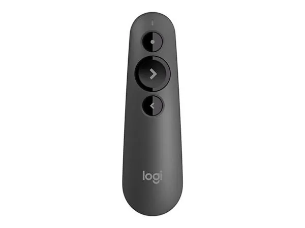 Logitech R500s - Dálkový ovladač prezentací - 3 tlačítka - grafit