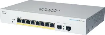 Cisco Business 220 Series CBS220-8FP-E-2G - Přepínač - inteligentní - 8 x 10/100/1000 (PoE+) + 2 x Gigabit SFP (uplink) - Lze montovat do rozvaděče - PoE+ (130 W)