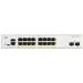 Cisco Catalyst 1300-16FP-2G - Přepínač - L3 - řízený - 16 x 10/100/1000 (PoE+) + 2 x Gigabit Ethernet SFP - Lze montovat do rozvaděče - PoE+ (240 W)