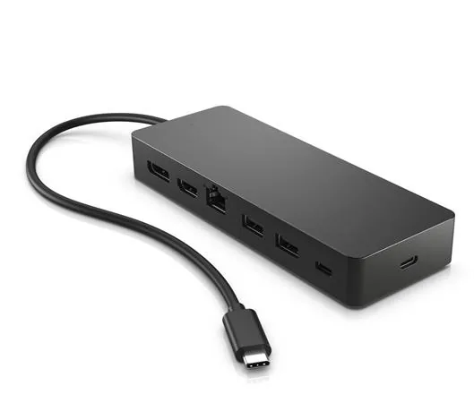 HP Universal USB-C Multiport Hub - Dokovací stanice - USB-C - HDMI, DP - Smart Buy - pro OMEN by HP Laptop 16; Victus by HP Laptop 15, 16; Laptop 14, 15; ZBook Fury 16 G9