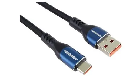 PremiumCord SuperFast 5A USB-C - USB-A 2.0, 0,5m