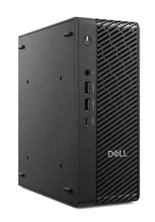 Dell Pro Max Micro FCM2250 - AI PC - mikro Core Ultra 7 265 / až 5.3 GHz - vPro - RAM 32 GB - SSD 1 TB - SED, NVMe, TLC - RTX A1000 - Gigabit Ethernet, Bluetooth, IEEE 802.11ax (Wi-Fi 6), IEEE 802.11be (Wi-Fi 7) - Win 11 Pro - monitor: žádný - černá - s 3