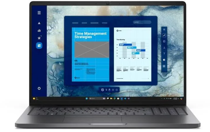 Dell Pro 16 PC16250 5-120U 16GB 512 GB SSD 16" FHD+ |IR Cam & Mic FgrPr 3 Cell 65W WLAN Backlit Kb W11 Pro 3Y ProSpt