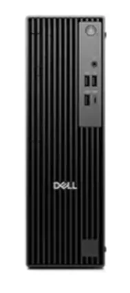 Dell Pro Slim QCS1250 - AI PC - štíhlý desktop Core i3 i3-14100 / až 4.7 GHz - RAM 16 GB - SSD 512 GB - NVMe - UHD Graphics 730 - Gigabit Ethernet - Win 11 Pro - monitor: žádný - černá - BTP - s 3 roky služby ProSupport na místě do dalšího pracovního dne