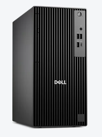 Dell Pro Tower QCT1250 - AI PC - věž Core i3 i3-14100 / až 4.7 GHz - RAM 8 GB - SSD 512 GB - NVMe - DVD SuperMulti - UHD Graphics 730 - Gigabit Ethernet - Win 11 Pro - monitor: žádný - černá - BTP - s 3 roky služby ProSupport na místě do dalšího pracovníh