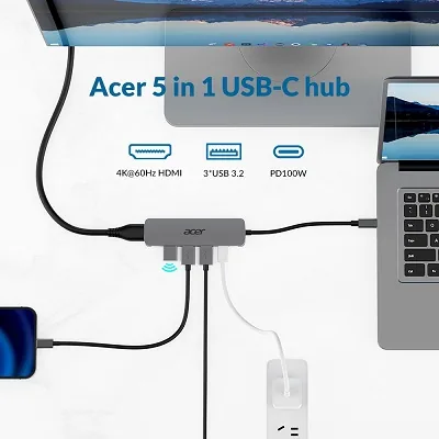 Acer 5IN1 Type- C dongle