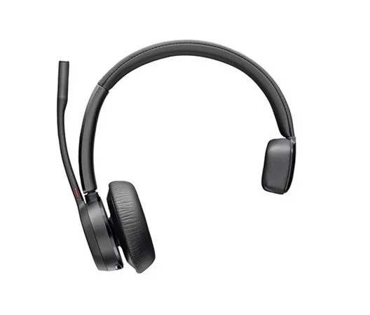 HP Poly Voyager 4310 - Voyager 4300 series - náhlavní souprava - náhlavní - Bluetooth - bezdrátový - USB-C - černá