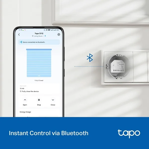 Tapo S112 V1 - Přepínací modul - inteligentní - bezdrátový - 802.11b/g/n, Bluetooth
