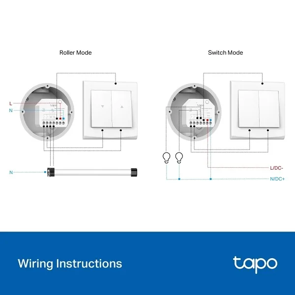 Tapo S112 V1 - Přepínací modul - inteligentní - bezdrátový - 802.11b/g/n, Bluetooth