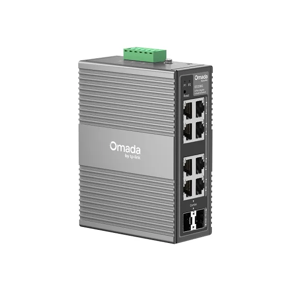 TP-Link Omada IES206G V1 - Přepínač - průmyslový - řízený - 4 x 10/100/1000 + 1 x gigabitů SFP + 1 x combo Gigabit SFP/RJ-45 - lze montovat na konzolu DIN, pro připevnění na zeď