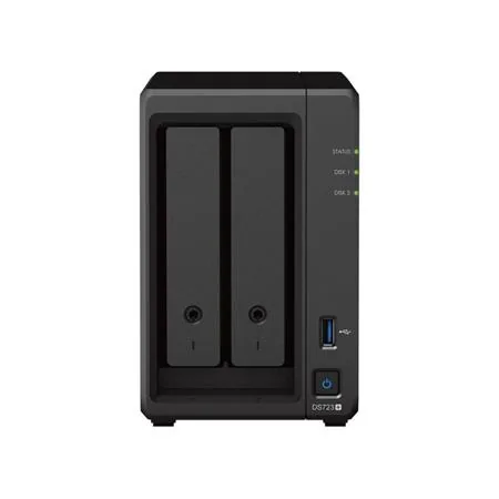 Synology Disk Station DS725+ - Server NAS - RAID JBOD, 0, 1, 5, 6, 10 - RAM 4 GB - 2.5 Gigabit Ethernet - iSCSI podpora