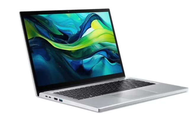 Acer Aspire Go Spin 14/AGSP14-31PT-33QY/3-N355/14"/WUXGA/T/16GB/512GB SSD/UHD/W11H/Silver/2R