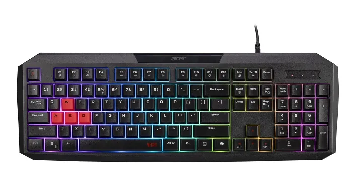 Acer Nitro NKW100/Drátové USB-A/CZ-SK layout/Černá