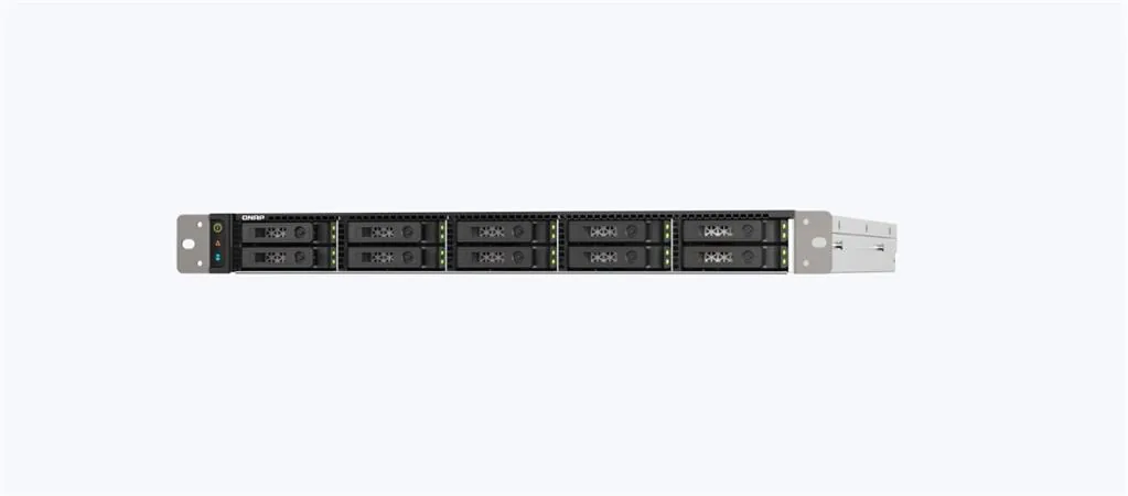 QNAP TS-h1090FU-7232P-64G (AMD EPYC, 64GB ECC RAM, 10x 2,5" U.2 SATA, 2x PCIe, 2x 2,5GbE, 2x 25GbE)