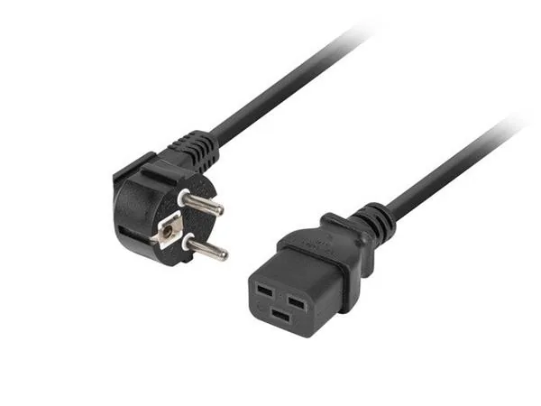 LANBERG IEC 320 C19 napájecí kabel 1.8M 16A VDE černý
