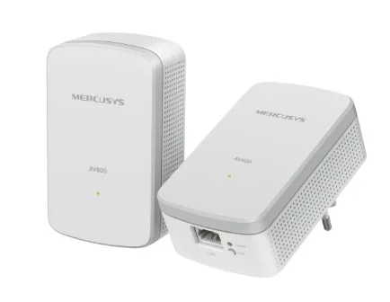 Mercusys MP300 KIT V1 - Starter Kit - sada napájecího adaptéru HomePlug AV (HPAV) 2.0, HomePlug AV (HPAV), IEEE 1901 - zapojitelný do zdi (balení 2)