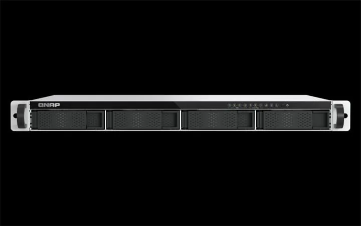 QNAP TS-h765eU-8G (4core 3,4GHz, 8GB RAM, 4x SATA, 3x E1.S M.2, 2x 2,5GbE, vol. 10GbE, malá hloubka)