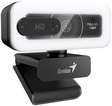 Genius FaceCam Light Webkamera, černá LED světlo