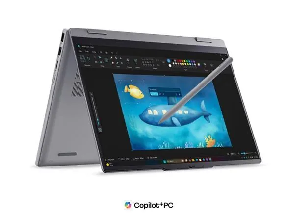 Lenovo ThinkBook 14 2-in-1 G6 IPL 22AR - Copilot+ PC - překlopitelný design - Intel Core Ultra 7 - 355 / až 4.7 GHz - Win 11 Pro - Intel Graphics - 32 GB RAM - 512 GB SSD NVMe - 14" IPS dotykový displej 1920 x 1200 - Wi-Fi 7, Bluetooth - měsíčně šedá ve d