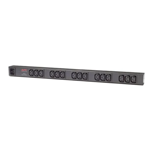 APC Basic Rack PDU Zero U - Pásek na rozvod silnoproudu (k montáži na regál) - AC 120/208/230 V - vstup: IEC 60320 C20 - výstupní konektory: 15 (power IEC 60320 C13) - 0U - 2.4 m kabel - černá - pro P/N: SMX1500RM2UCNC, SMX2KR2UX145, SMX3KR2UNCX145, SMX75