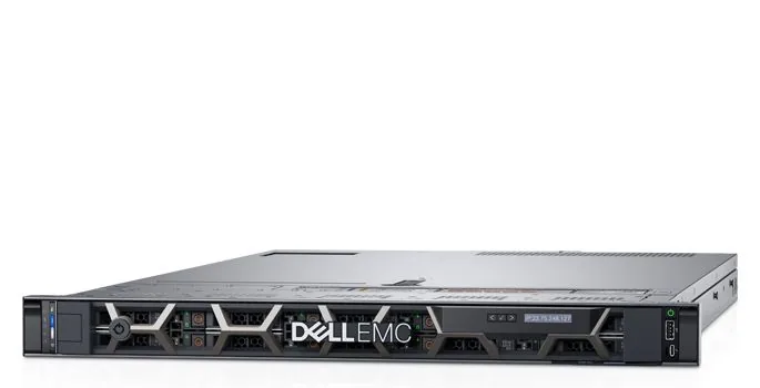 Dell PowerEdge R470 - Server - instalovatelný do racku 1U - 1-směrný - 1 x Xeon 6507P / až 4.3 GHz - RAM 32 GB - SAS - vyměnitelný za chodu 2.5" zásuvka(y) - SSD 480 GB - Matrox G200 - Gigabit Ethernet, 10 Gigabit Ethernet - žádný OS - monitor: žádný - če