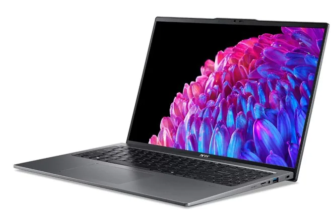 Acer Swift Go 16 (SFG16-71-588Y) i5-13420H/16GB/512GB SSD/16" WQXGA+ OLED /ESHELL Linux/černá