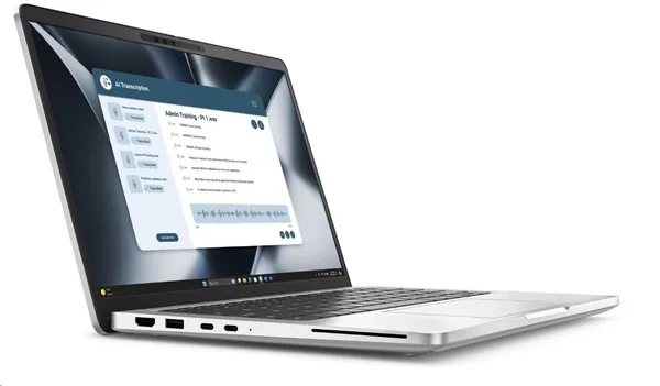 Dell Pro 13 Plus PB13255 - AI PC - AMD Ryzen 5 - 220 / až 4.9 GHz - Win 11 Pro - Radeon 740M - 16 GB RAM - 512 GB SSD NVMe - 13.3" IPS 1920 x 1200 (Full HD Plus) - NFC, Wi-Fi 7 - platinová stříbrná - BTP - s 3 roky ProSupport