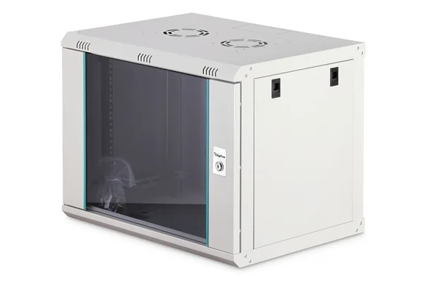 DIGITUS DN-37104 Nástěnná skříň 9U, Dynamic-N, 19", 600x450mm, nesmontovaná, šedá (RAL 7035)