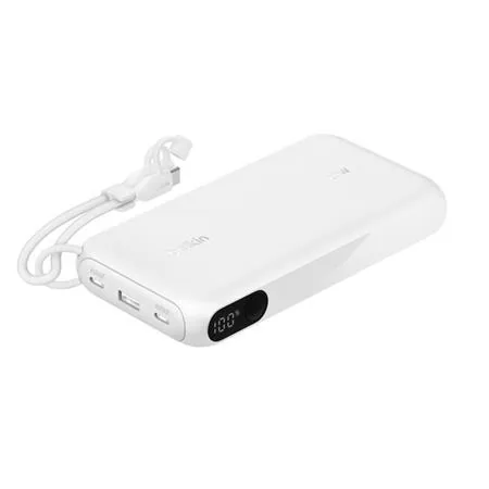 Belkin BOOST CHARGE USB-C Power Delivery PowerBanka s displejem, 20000mAh, 20W, bílá