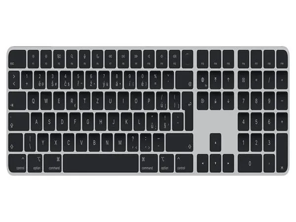 Apple Magic Keyboard Numeric Touch ID/Bezdrátová Bluetooth/CZ layout/Černá