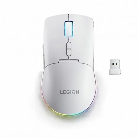 Lenovo Legion M220/Herní/Optická/Pro praváky/5 000 DPI/USB+BT/Bílá