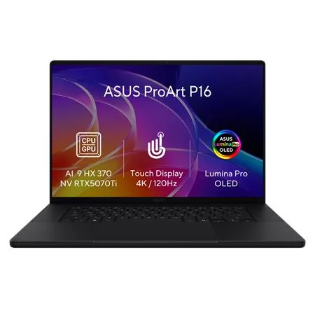 ASUS ProArt P16 - Ryzen AI 9 HX 370/32GB/1TB SSD/RTX 5070 Ti 12GB/16"/4K/OLED/2y PUR/Win 11 Pro/černá
