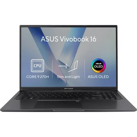 ASUS Vivobook 16 - Core 9 Processor 270H/16GB/512GB SSD/16"/WUXGA/OLED/2y PUR/Win 11 Home/černá