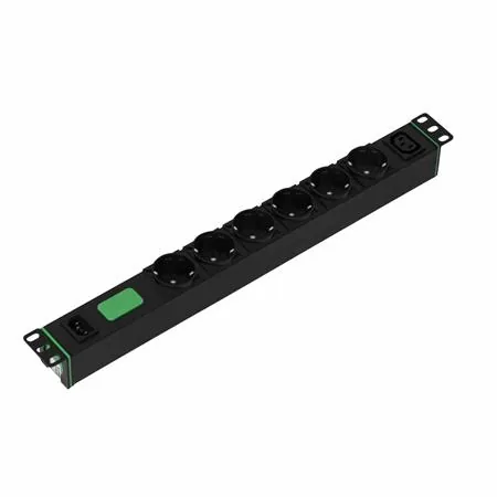 APC Easy PDU Basic 1U 10A 230V C14-> (6)Schuko (1)C13