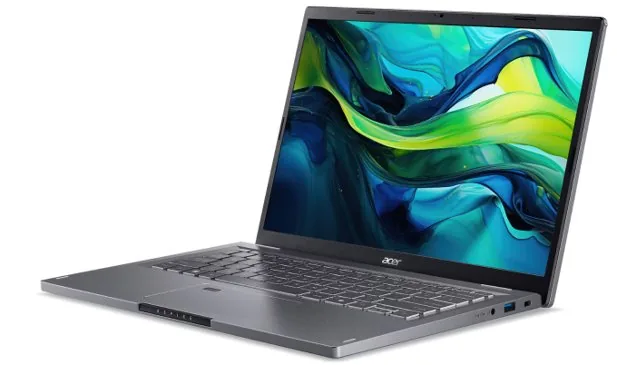 ACER NTB Aspire 14 (A14-51M-33LA),Core 3 100U,14"WUXGA,16GB,512GB SSD,Intel Graphics,W11H,Gray