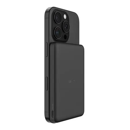 Belkin BOOST CHARGE Qi2 Magnetická Bezdrátová PowerBanka, 5000mAh, slim, černá