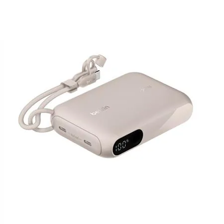 Belkin BOOST CHARGE USB-C Power Delivery PowerBanka s displejem, 10000mAh, 20W, písečná