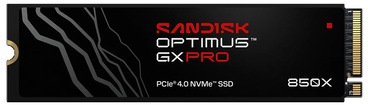 SanDisk Optimus GX PRO 850X - SSD - šifrovaný - 2 TB - interní - M.2 2280 S3-M - PCIe 4.0 x4 (NVMe) - TCG Opal Encryption 2.01