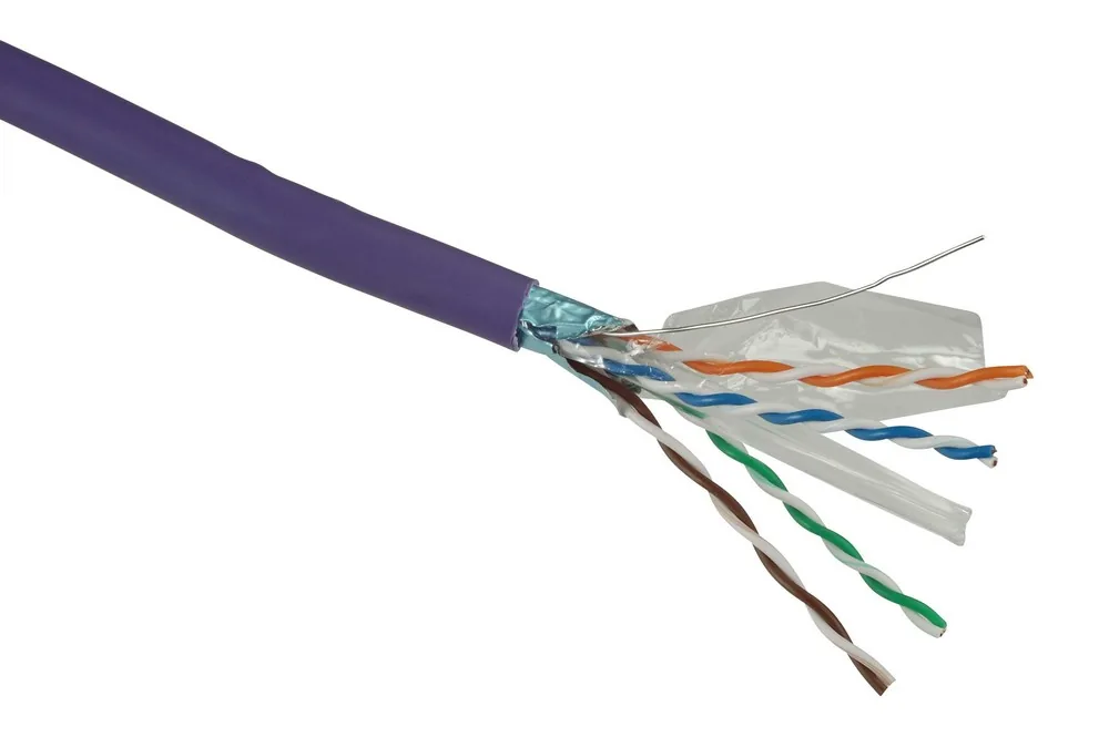 Instalační kabel Solarix CAT6 FTP LSOH Dca-s2,d2,a1 500m/cívka SXKD-6-FTP-LSOH