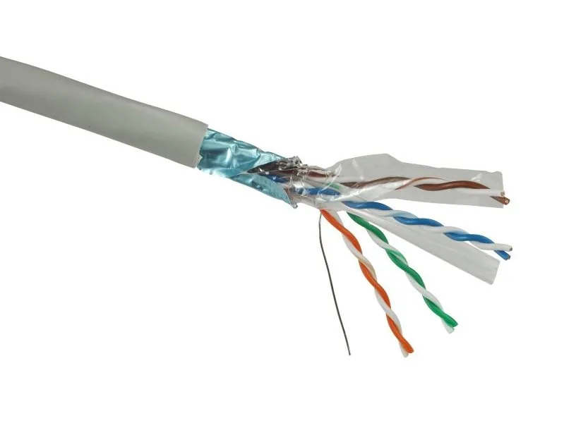 Instalační kabel Solarix CAT6 FTP PVC Eca 500m/cívka SXKD-6-FTP-PVC