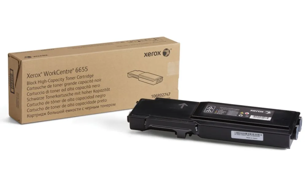 Xerox - Vysoká kapacita - černá - originální - kazeta s barvivem - pro Xerox 6655V_XM; WorkCentre 6655, 6655/X, 6655/XM, 6655I/YXM, 6655IV_X, 6655V_X