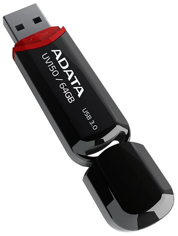 ADATA UV150/64GB/USB 3.2/USB-A/Černá