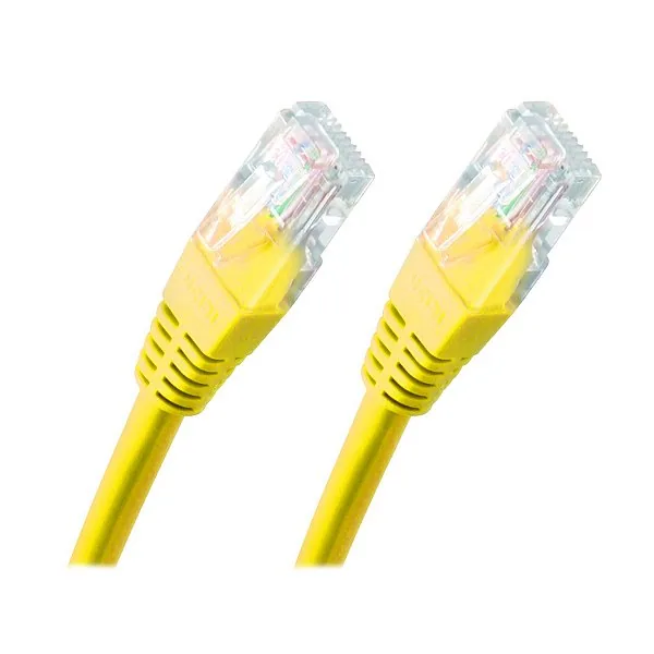 XtendLan Patch kabel Cat5e UTP 0,25m žlutý