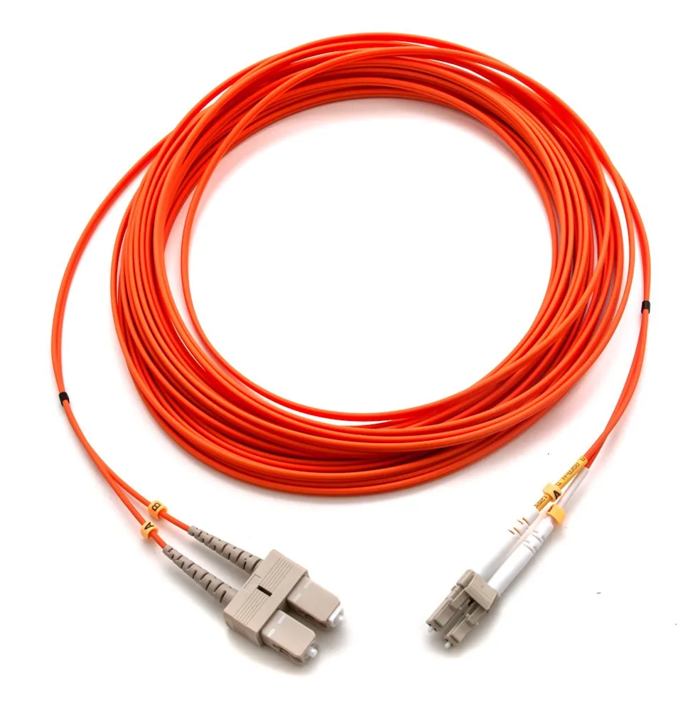 XtendLan FO patch LC-SC 10m 62,5 125 duplex, LS0H