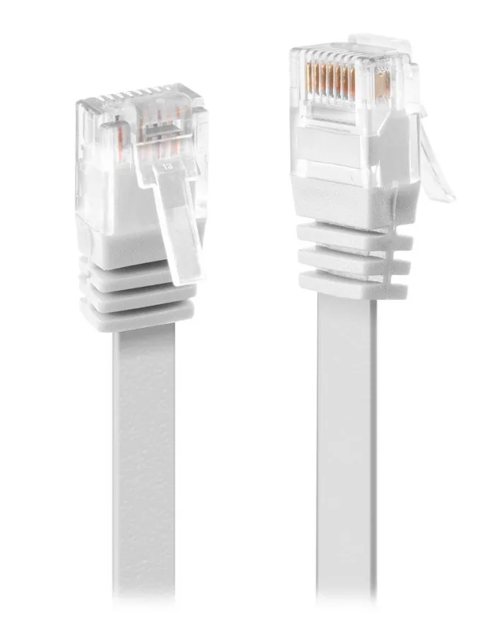 XtendLan Patch kabel Cat6 UTP 5m - bílý plochý